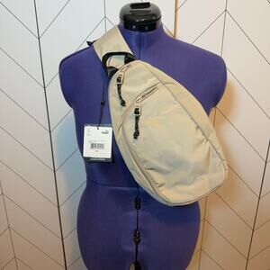 Puma Myraid Sling Light Beige Shoulder Strap Crossbody Small Purse Bag Zipper
